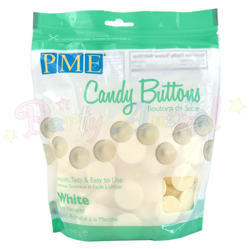 30339 PME-Candy Button White Mint 340 G