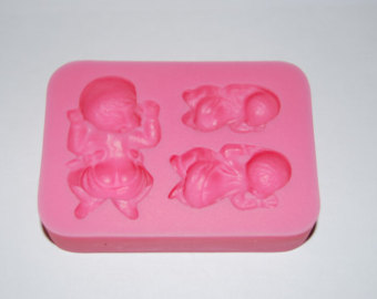 2000885 3 In 1 Baby Mold Pink