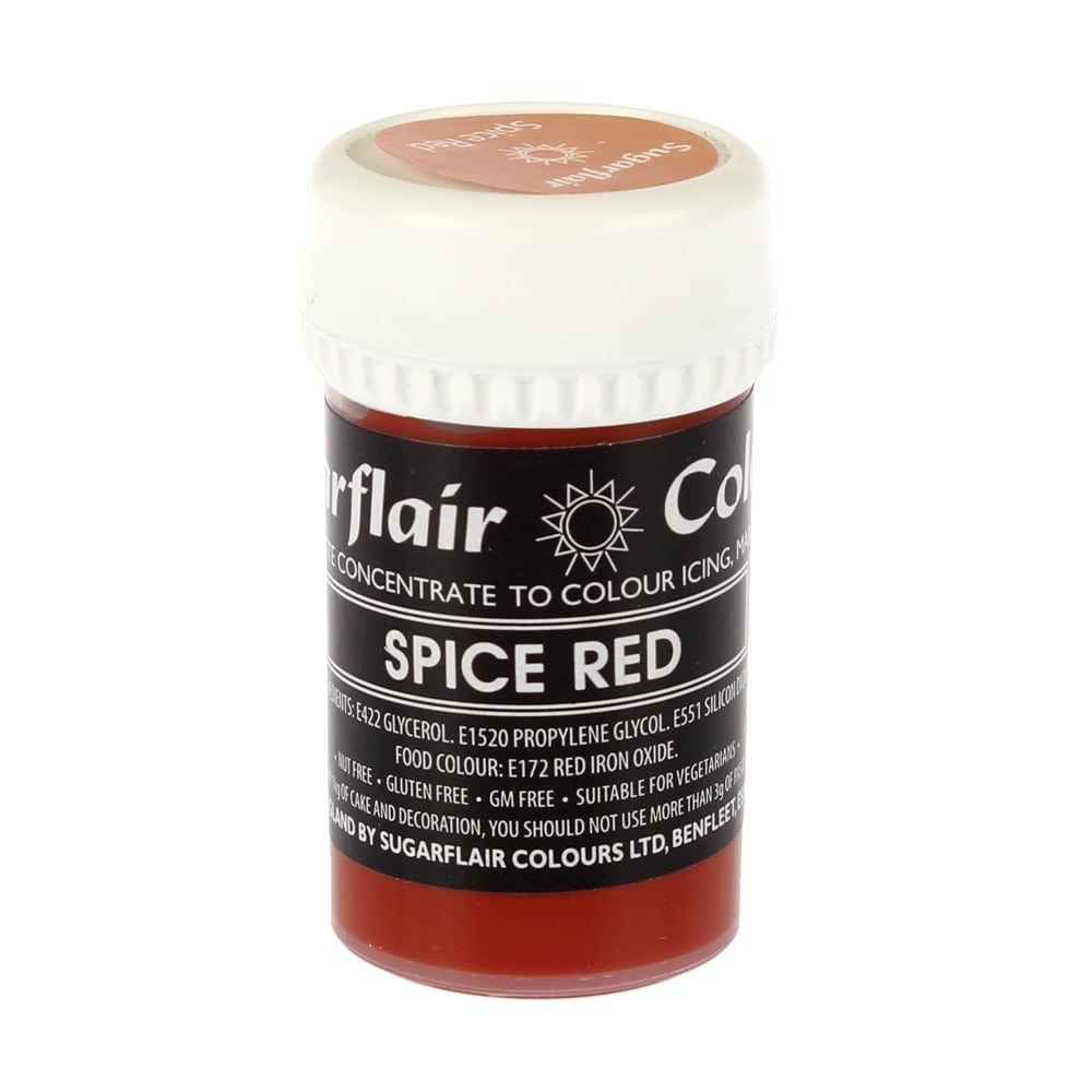 30817 Sugarflair Spice Red Colouring25g