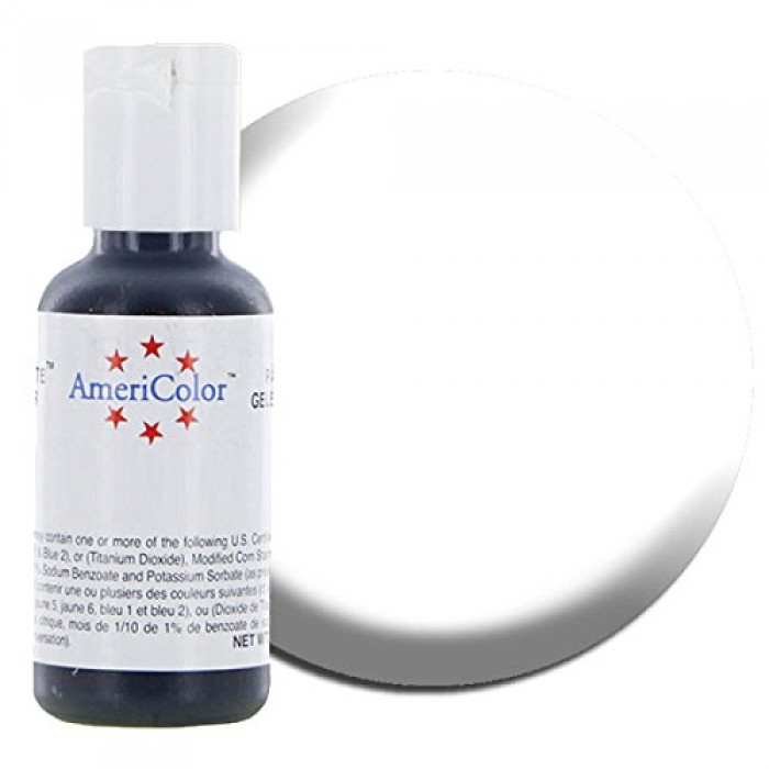 30699 AmeriColor Soft Gel Paste, Bright White 22 Ml