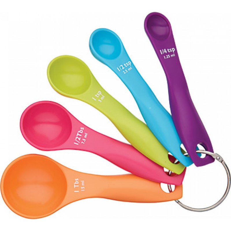 2000039 Vallabh Colorful Measuring Spoons Set Of 5