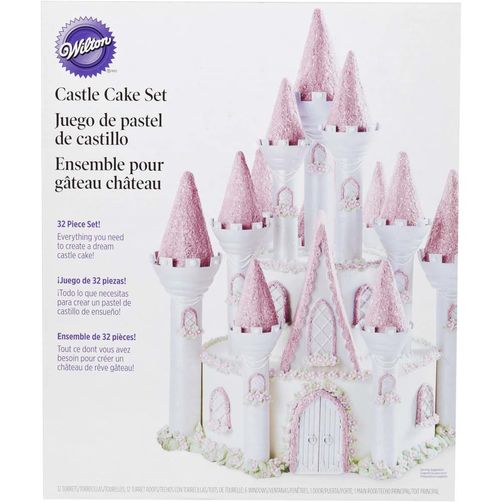 2002346 Wilton Romantic Castle Cake Set 32Pcs