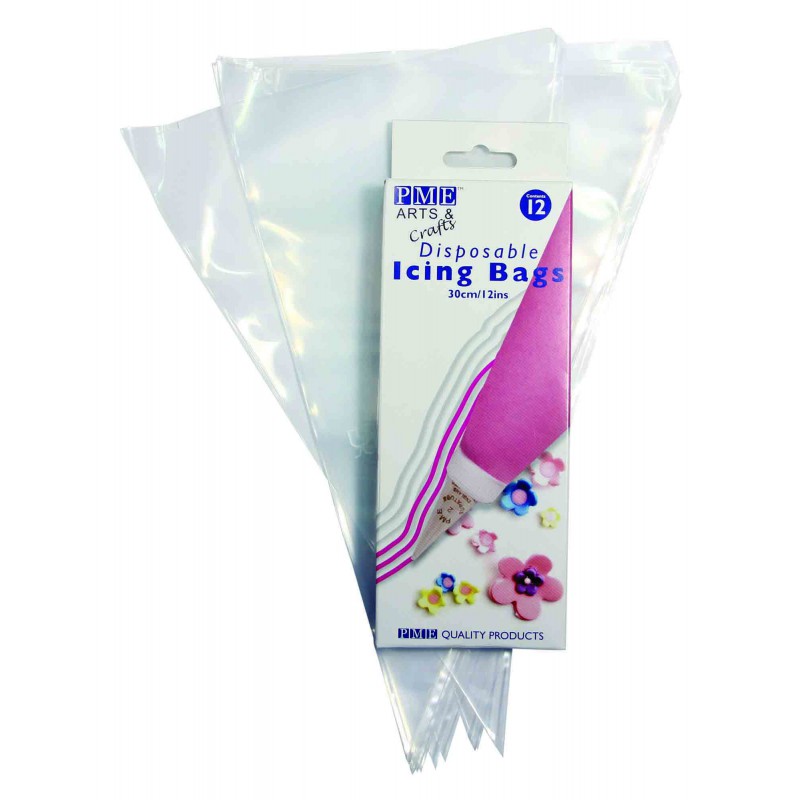 2002885 Jem 30cm/12 Inch Disposable Icing Bags Pk./12