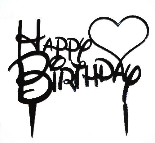 2001538 Arif Happy Birthday Plastic Topper Big