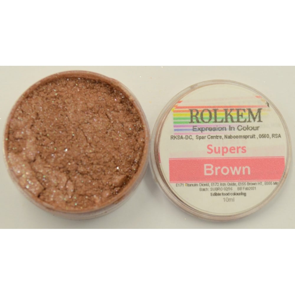 31136 Rolkem Super Colour Sugarcraft Dust Food Colouring 10ml Br