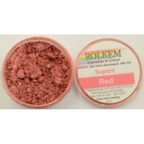 31138 Rolkem Super Colour Sugarcraft Dust Food Colouring 10ml Re