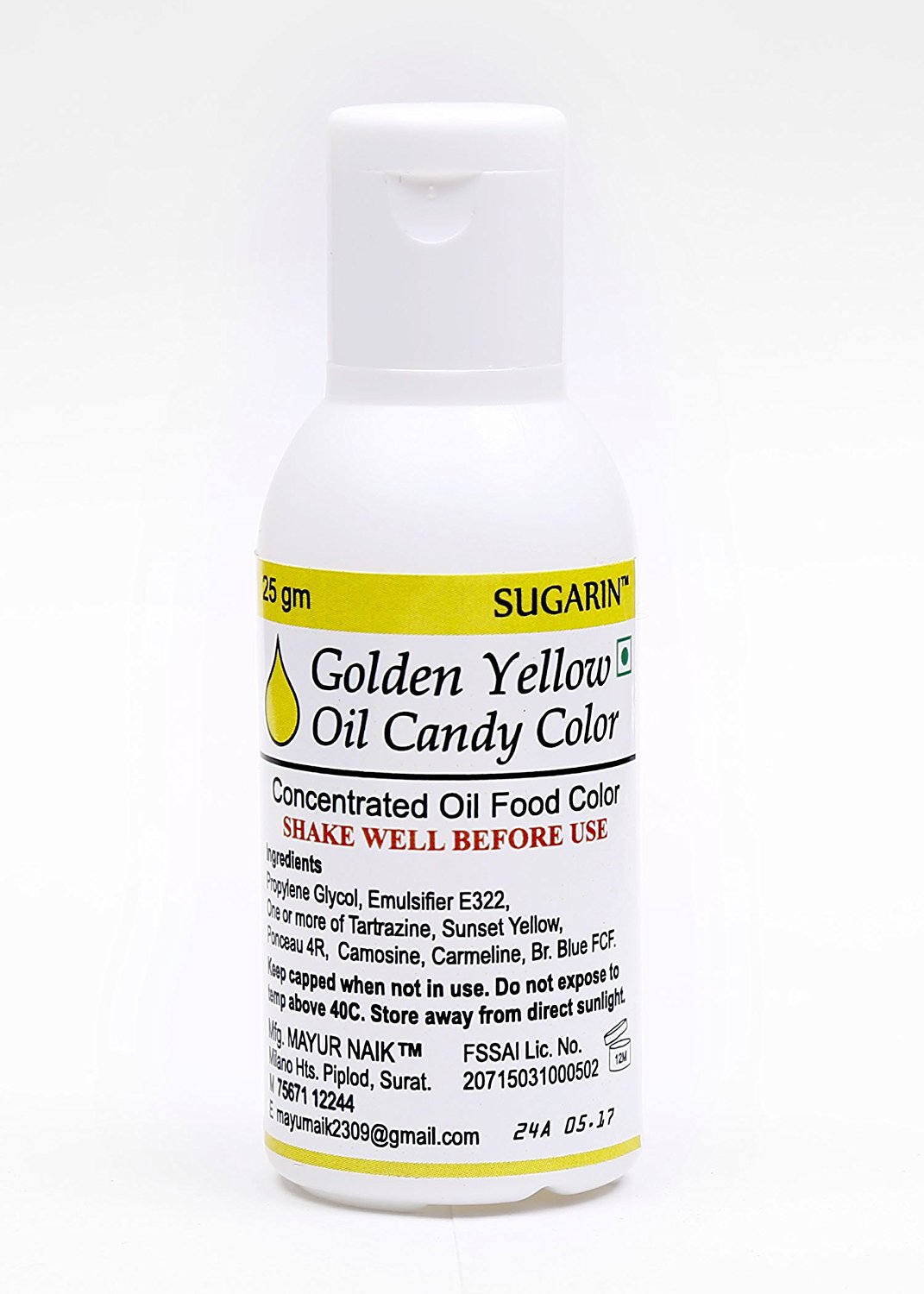 31693 Sugarin Oil Candy Color for White Chocolate & Oil based Pr