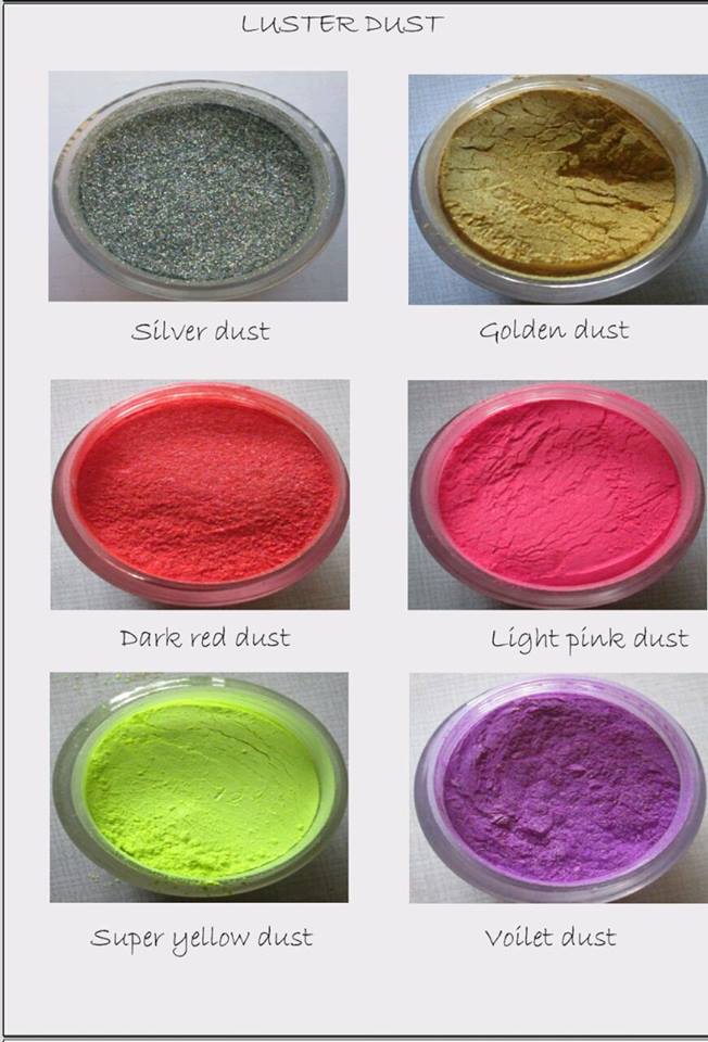 30884 Luster Dust Dark Red 50gm