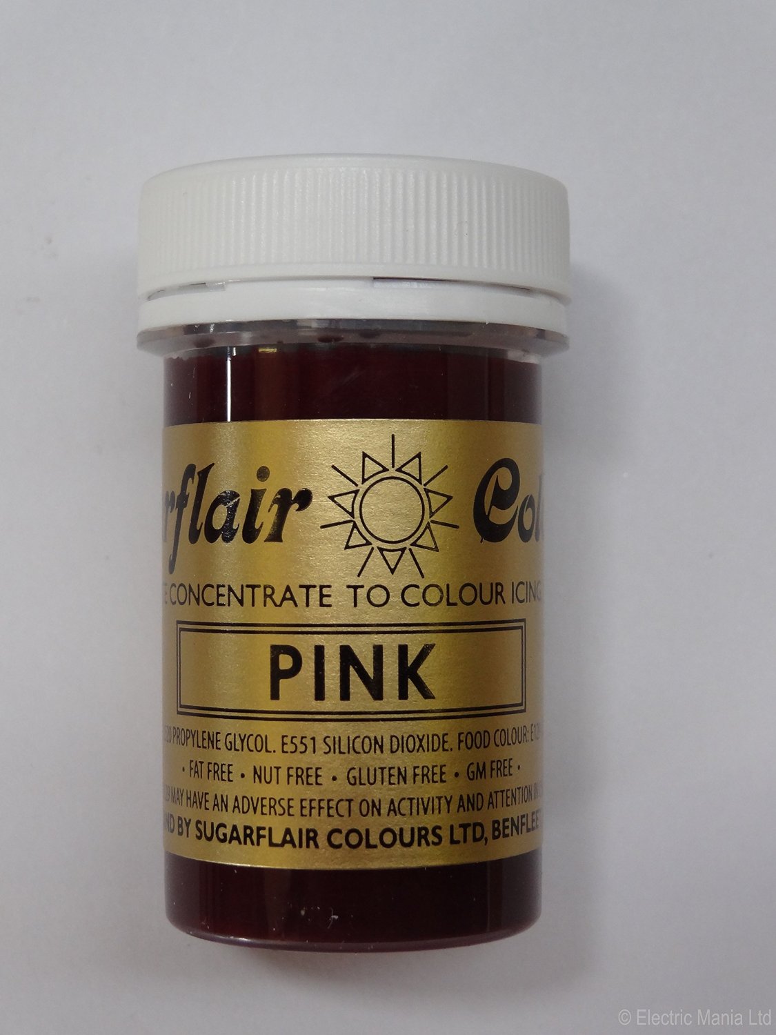 30212 Sugarflair Spectral Concentrated Gel Colour - Pink 25g