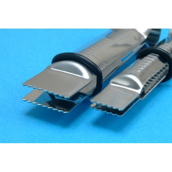 2001183 JEM Straight Line Serrated Crimper (1/2 & 3/4)