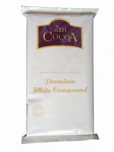 31577 -2-M COCOA WHITE COMPOUND CHOCOLATE 500grm