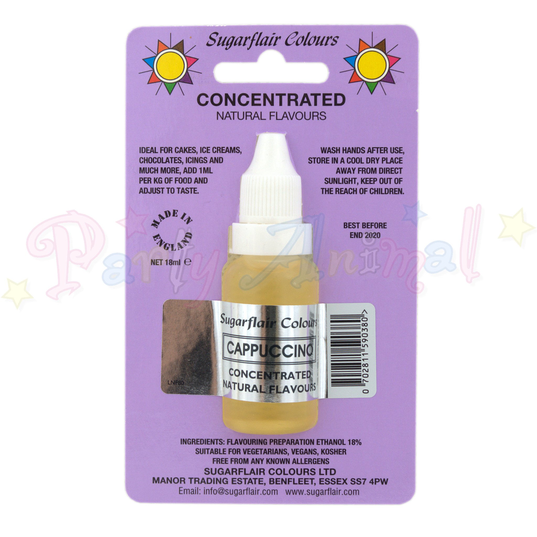31448 Sugarflair CAPPUCCINO Concentrated Food Flavouring